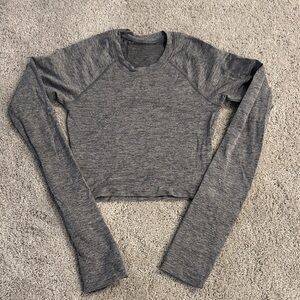 Lululemon Swiftly Tech Cropped Long Sleeve Shirt 2.0
